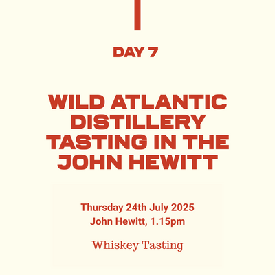 000: Wild Atlantic Distillery Tasting in the John Hewitt