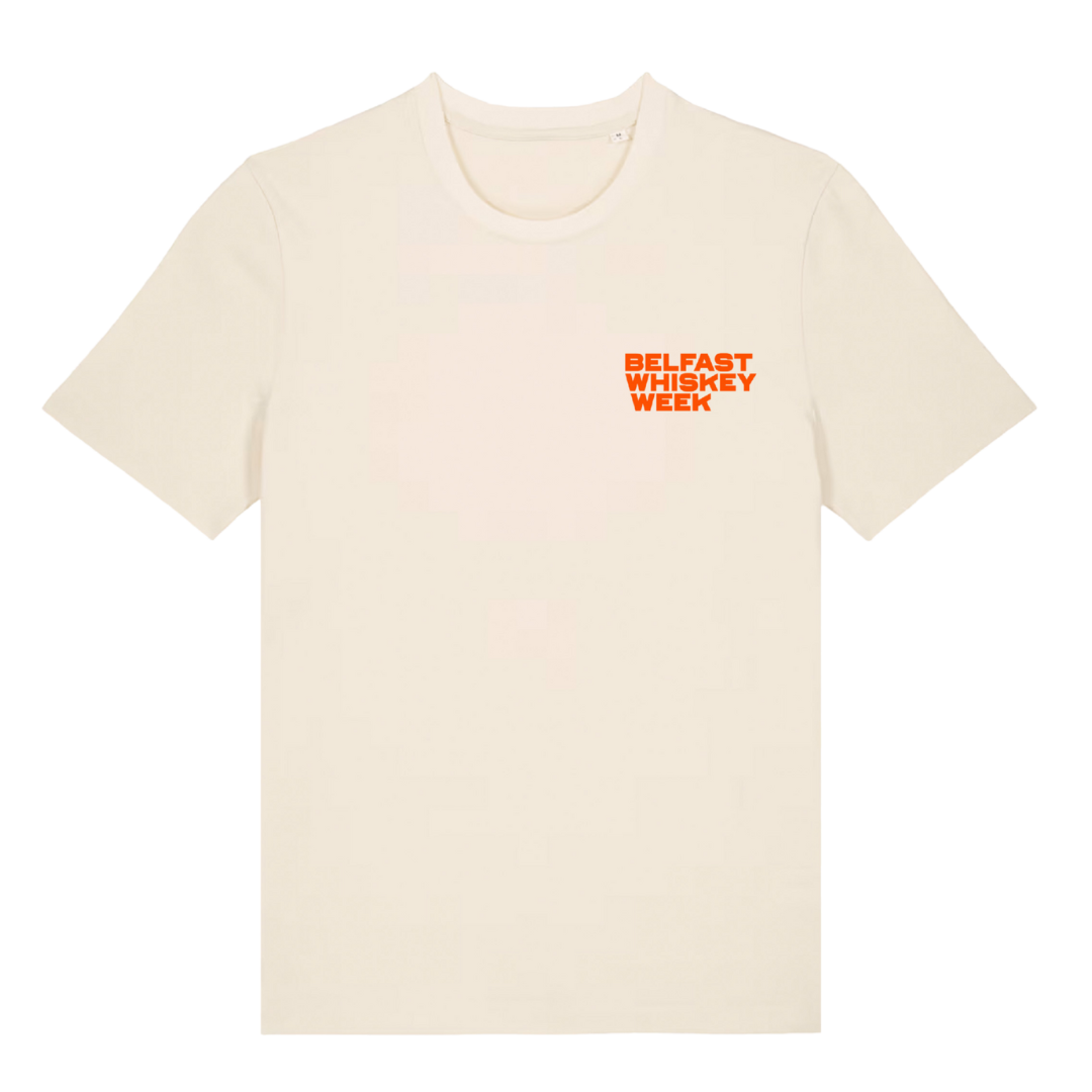 T Shirt - Whis·k(e)y Definition Tee – Cream – Belfast Whiskey Week