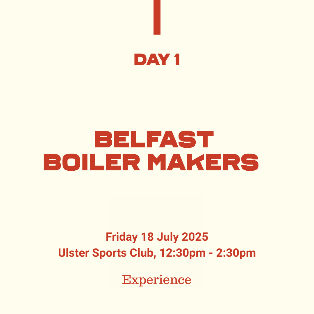 Belfast Whiskey Week Day 1 Belfast Boiler Makers whiskey experience at Ulster Sports Club, 18 July 2025