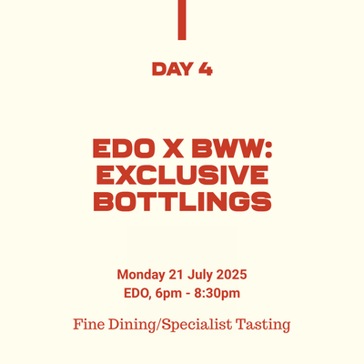 52: EDO X BWW: Exclusive Bottlings