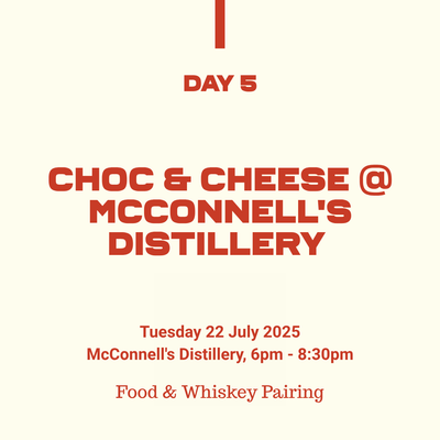 64: Choc & Cheese @ McConnell's Distillery