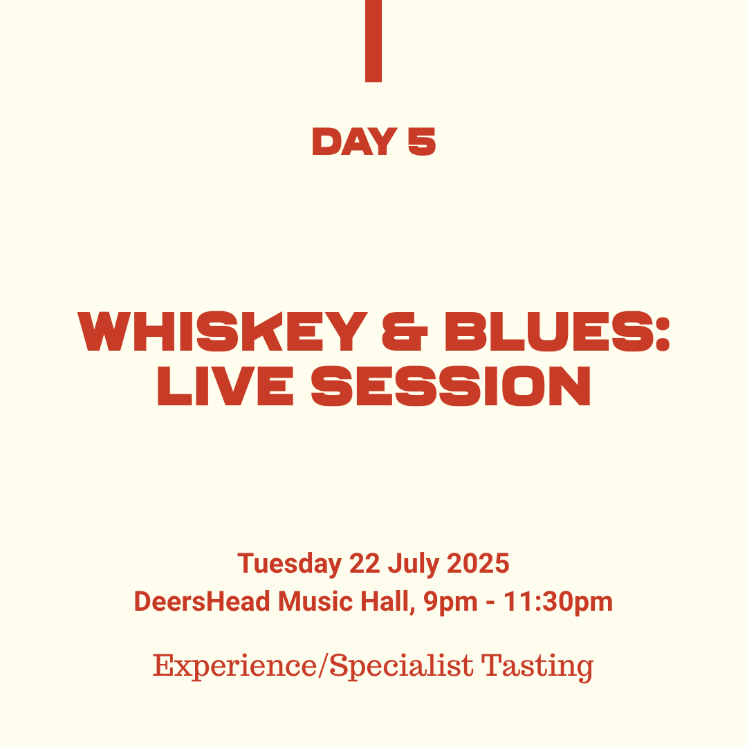 Belfast Whiskey Week Day 5 – Whiskey & Blues Live Session at DeersHead Music Hall, 22 July 2025