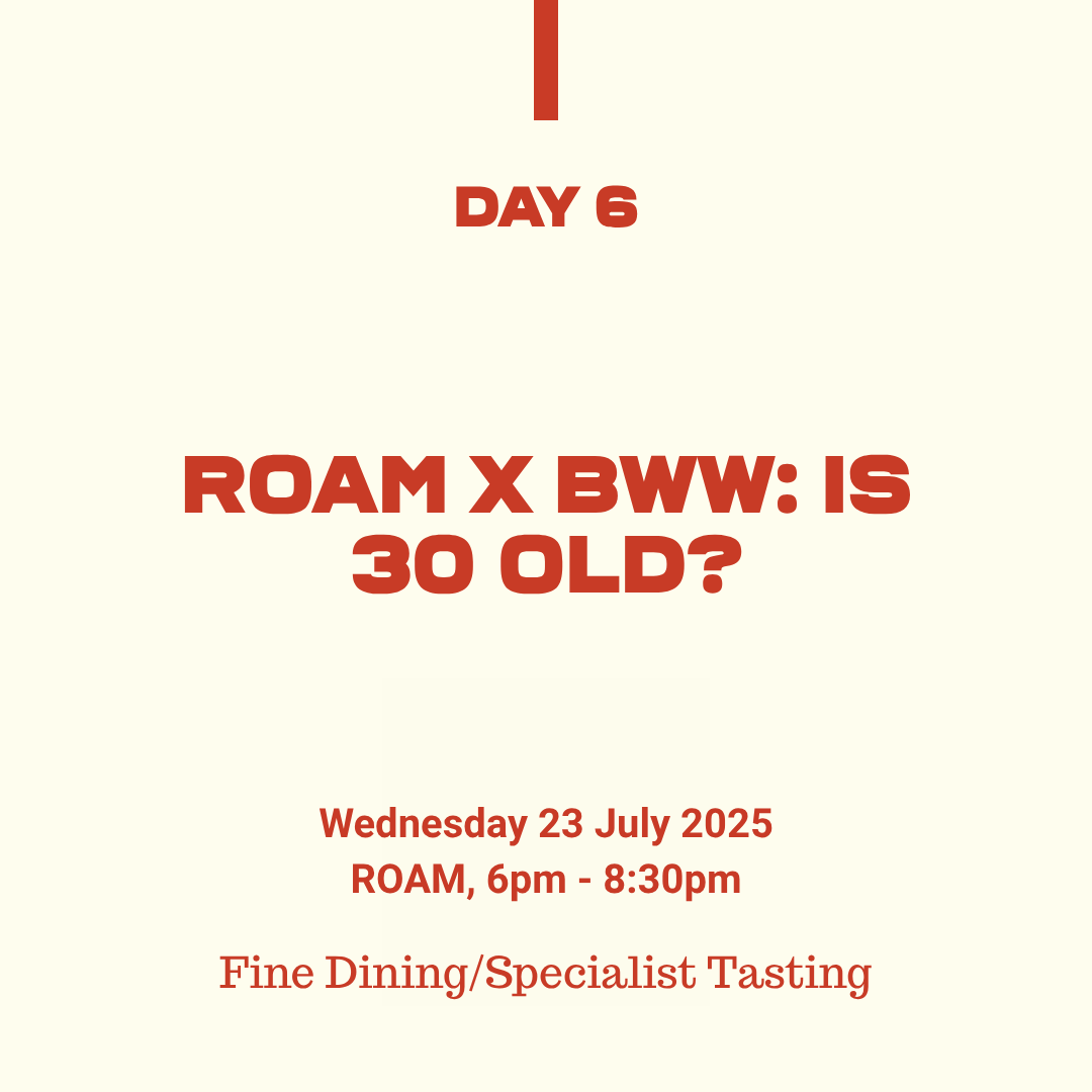 Belfast Whiskey Week Day 6 – ROAM x BWW Is 30 Old? fine dining specialist whiskey tasting, 23 July 2025