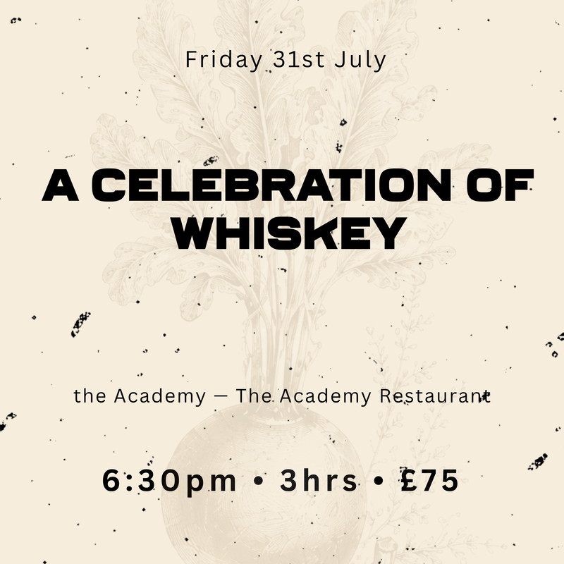 The Academy — A Celebration of Whiskey | BIA Fest, Belfast Whiskey Week
