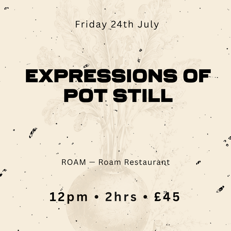 Roam — Expressions of Pot Still (Lunch) | BIA Fest, Belfast Whiskey Week