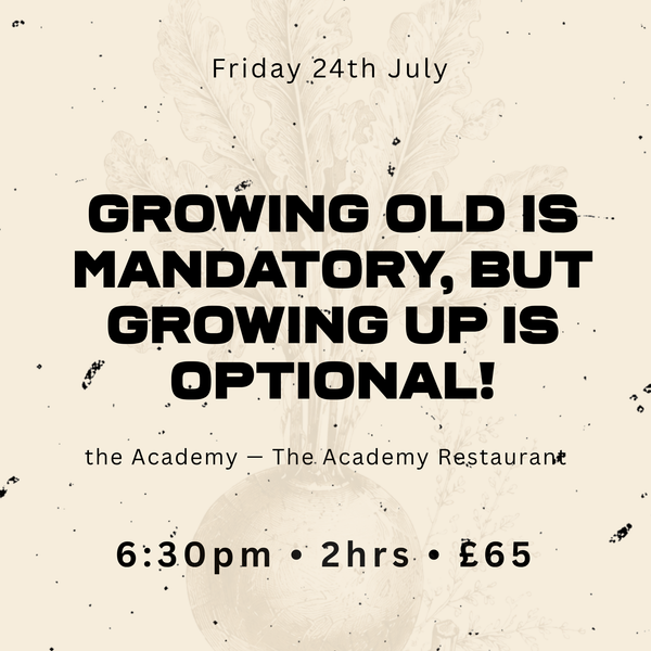 The Academy — Growing Old Is Mandatory, But Growing Up Is Optional! | BIA Fest, Belfast Whiskey Week