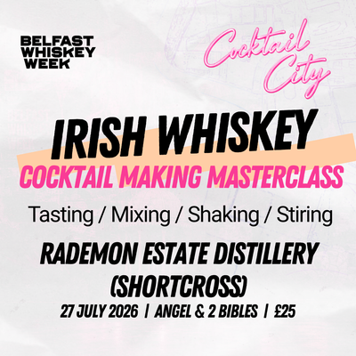 Cocktail Making with Rademon Estate (Shortcross) whiskey