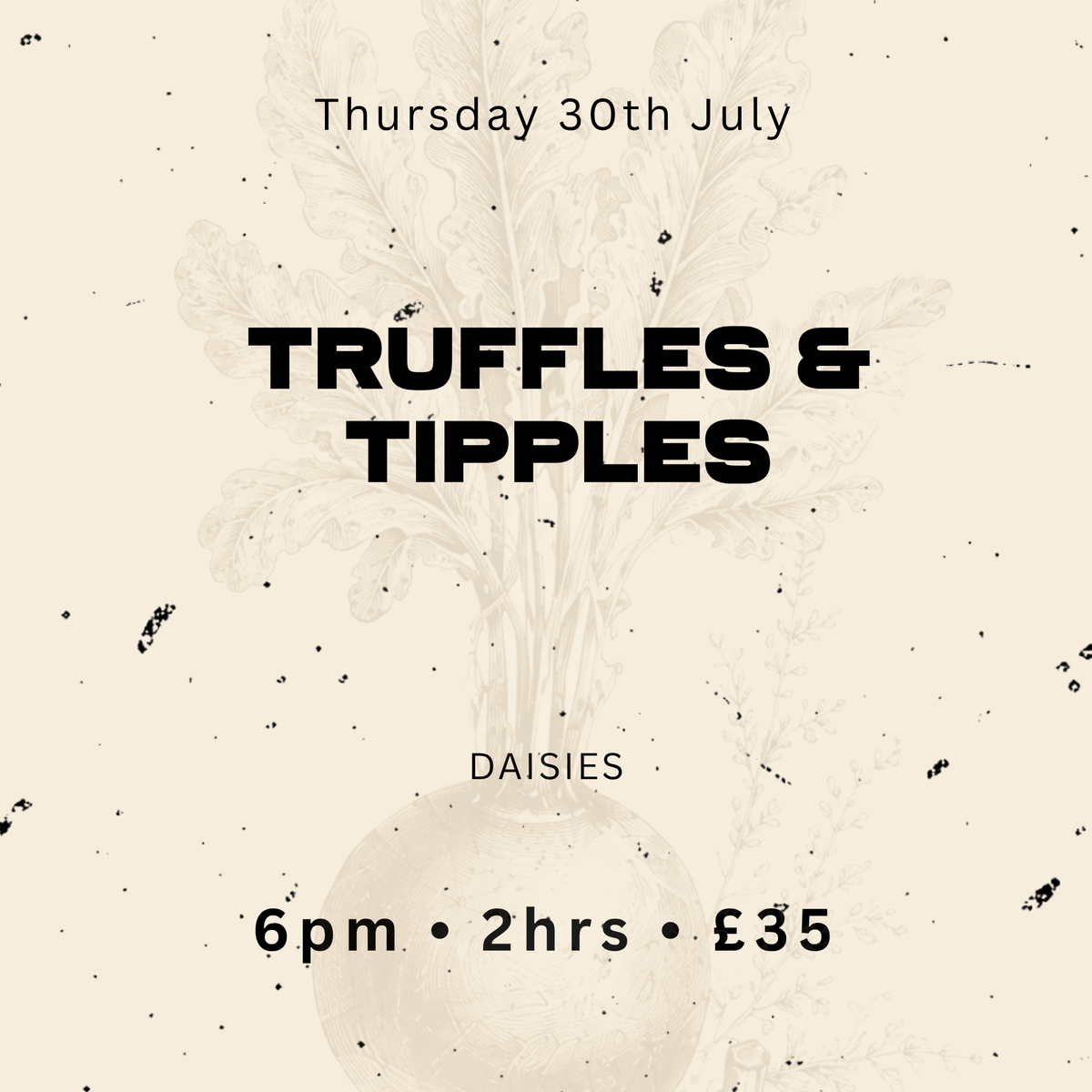 Daisies — Truffles & Tipples | BIA Fest, Belfast Whiskey Week