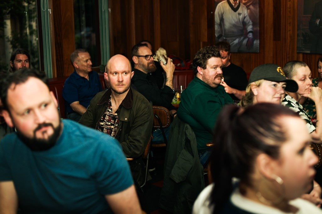 The crowd at a Belfast Whiskey Week tasting